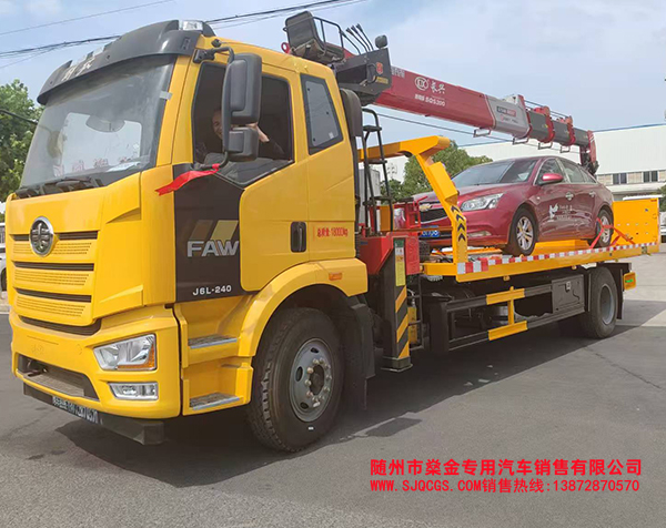 感謝河北李總再次購買解放清障車